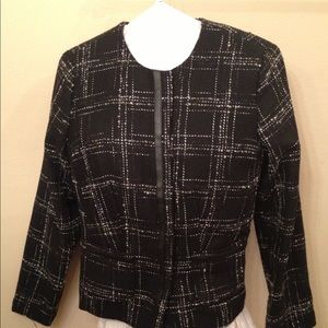 Sweater blazer tweed